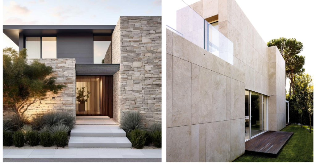 Stone Veneer vs Stone Slab